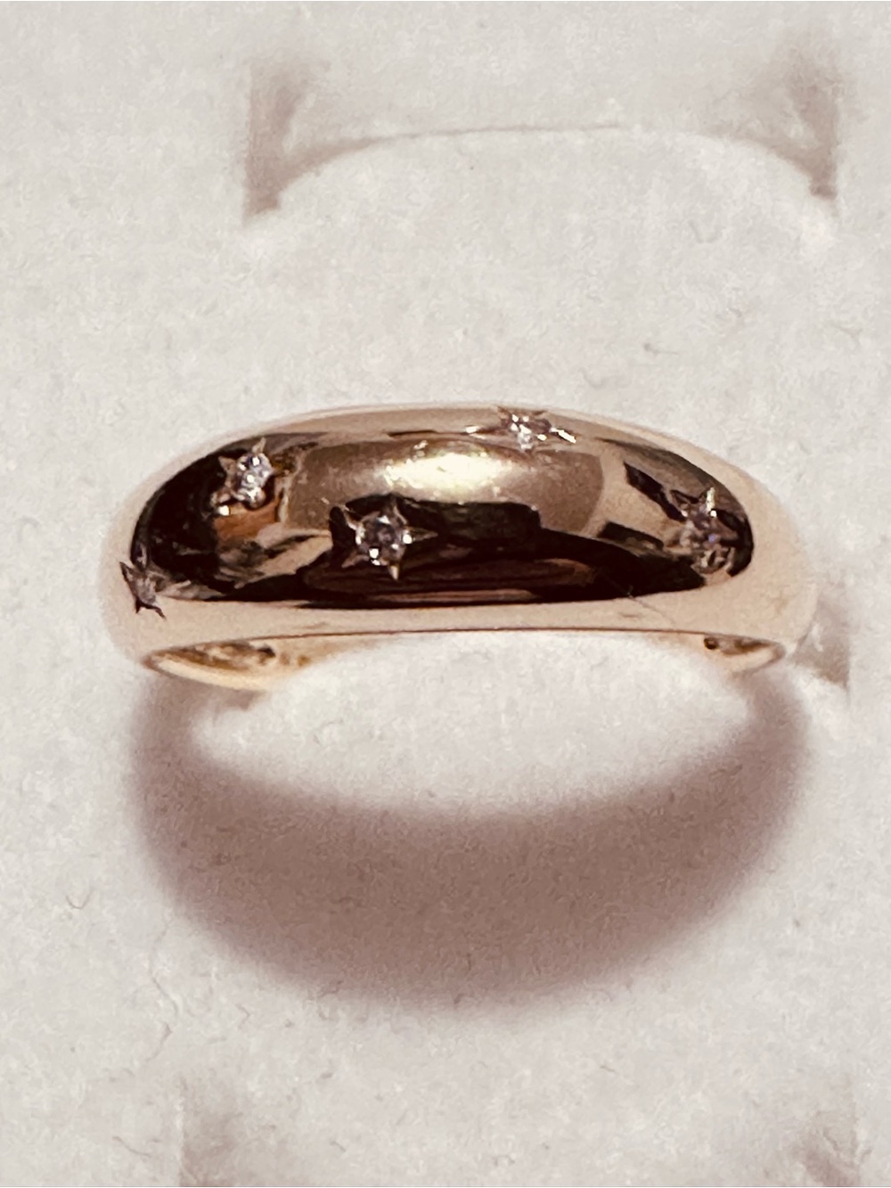 Mejuri | Ring | Mejuri Celestial Dome Ring | 14K and Natural Diamonds - Picture 9 of 10